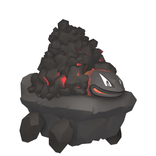 Carkol - Rock/Fire type Pokemon from Pokemon Sword and Shield with stats, moves, and evolution data