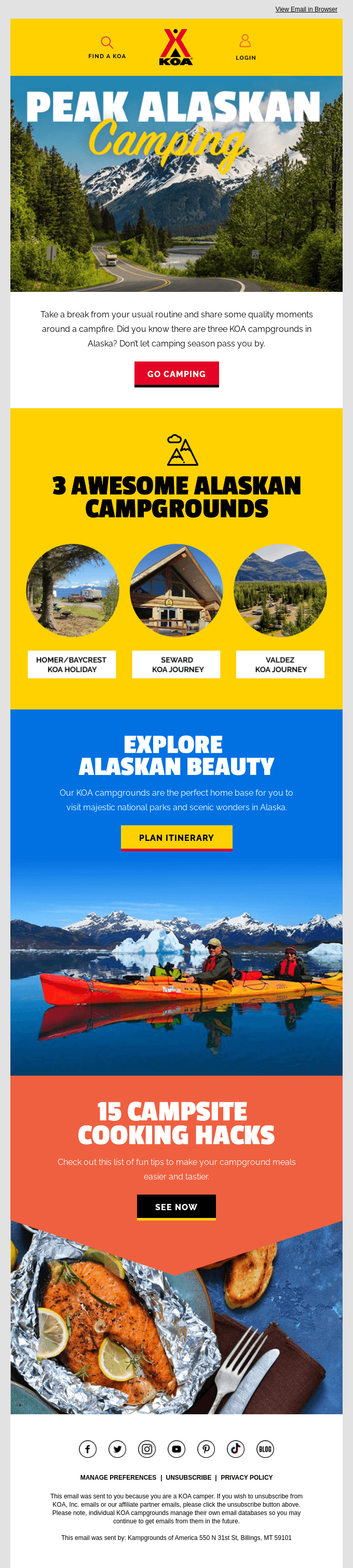 Find Your Next Camping Adventure
