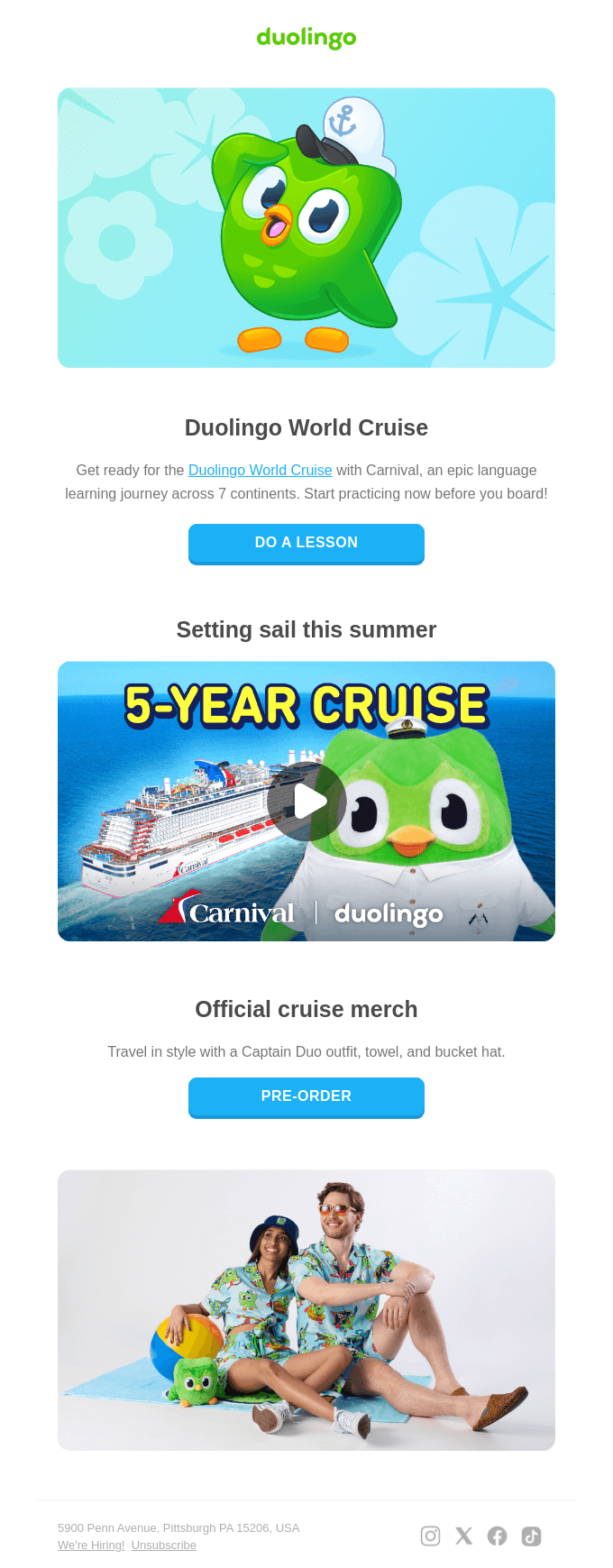 Introducing The Duolingo World Cruise