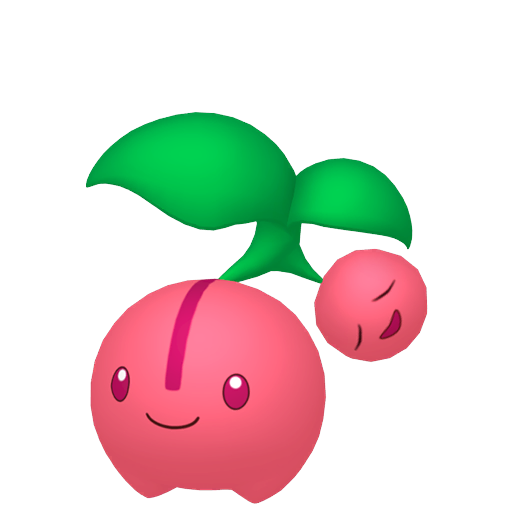 Cherubi - Grass type Pokemon from Pokemon Platinum with stats, moves, and evolution data
