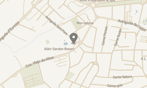 Lokation for Albir Garden Resort & Aquapark
