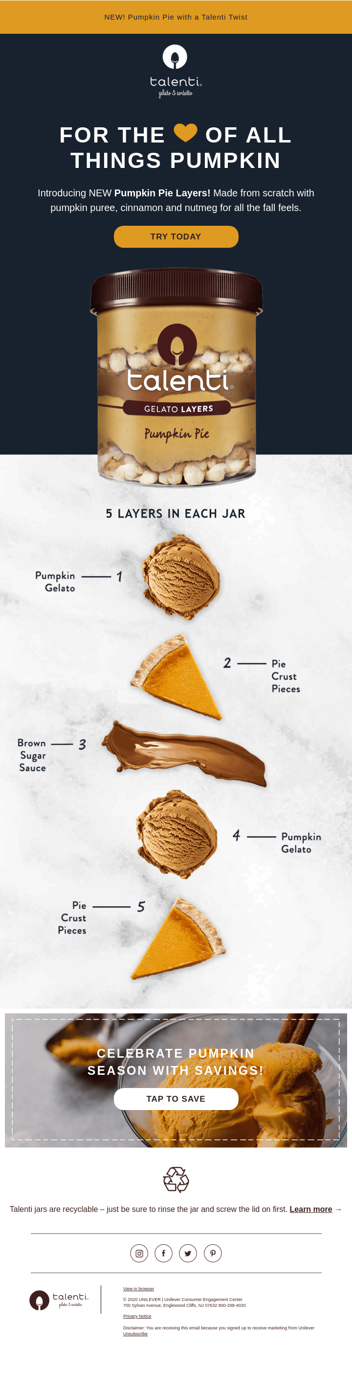 Pumpkin Pie Layers