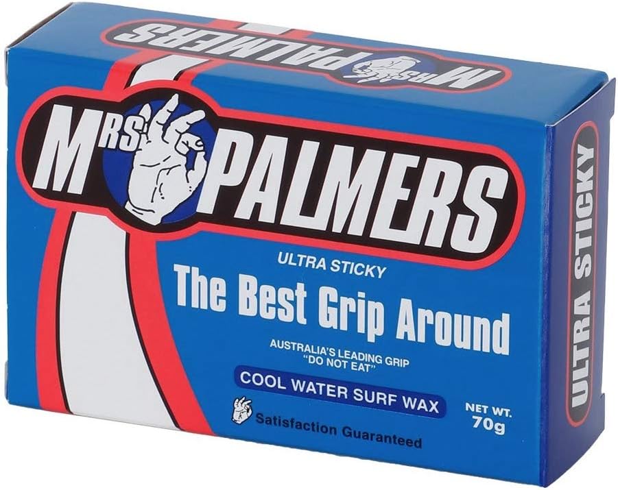 Mrs Palmers Ultra Sticky Cool Water Surf Wax box, 70 g