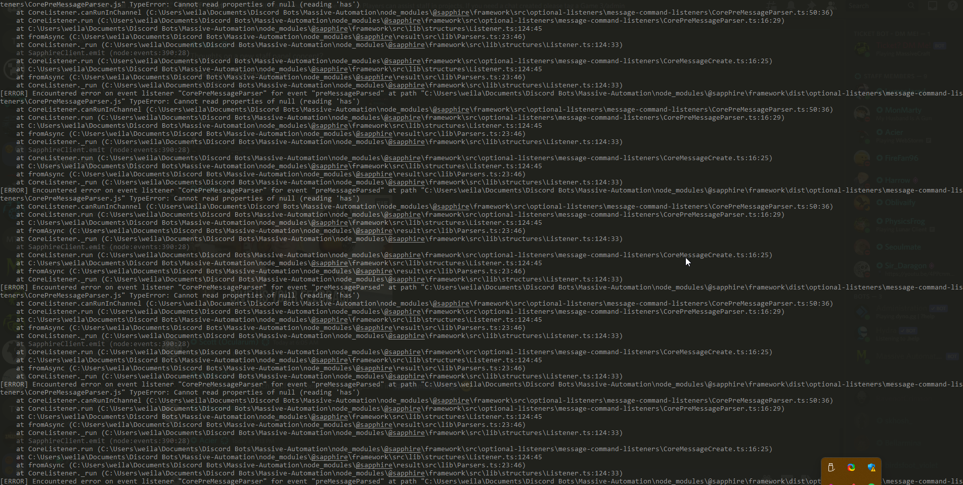 Fun fact node 18 has nodemon built in sapphire imagine a framework