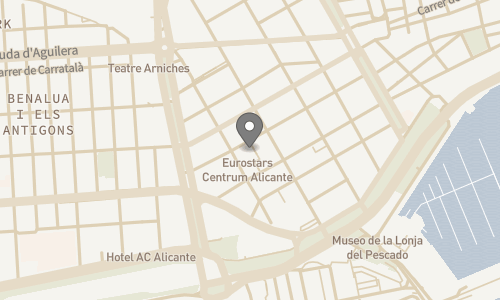 Lokation for Eurostars Centrum Alicante