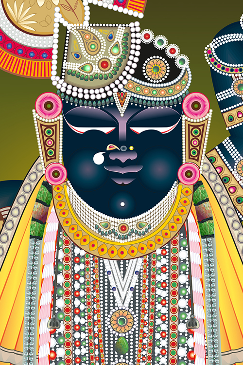 Falgun Shukla Ekadashi Darshan Shreenathji Canvas Art thumbnail 3