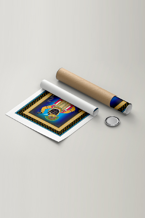 Shrinathji Traditional Pichwai Wall Art for Home Decor thumbnail 5