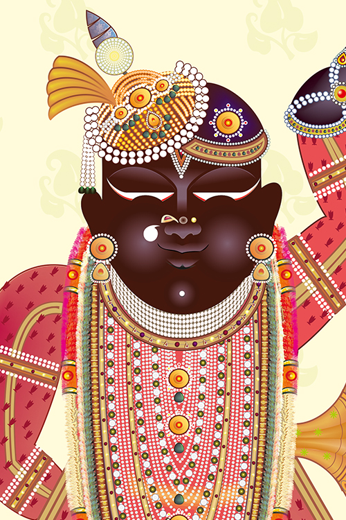 Magsar Krishna Saptami Darshan Wall Art | Nathdwara Rajasthan thumbnail 2
