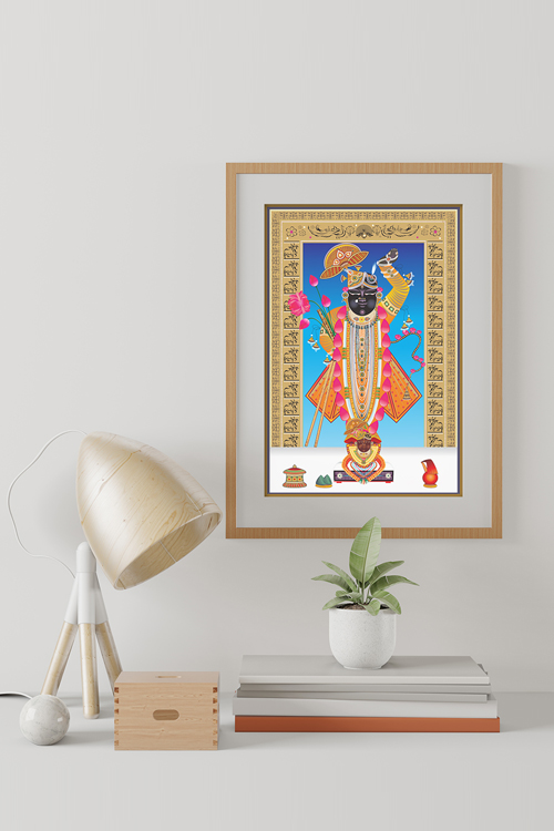 Shreenathji Chappan Bhog Darshan Canvas Painting thumbnail 2