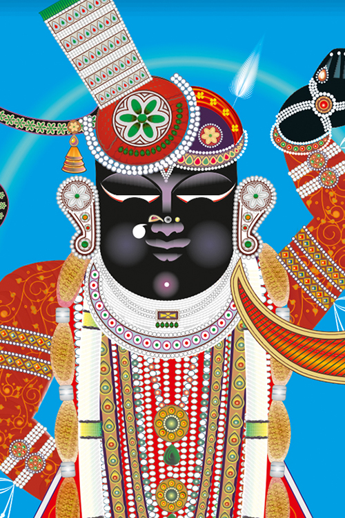 Shrinathji Kartik Shukla Dwadashi Darshan Wall Art | Nathdwara thumbnail 2