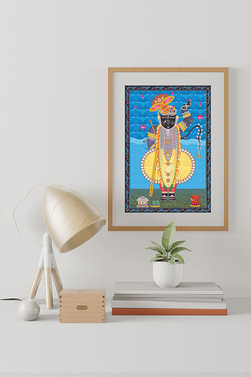 Falgun Shukla Tritiya Darshan Shreenathji Canvas Art thumbnail 3