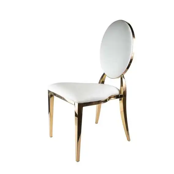 Chaise Médaillon Doré