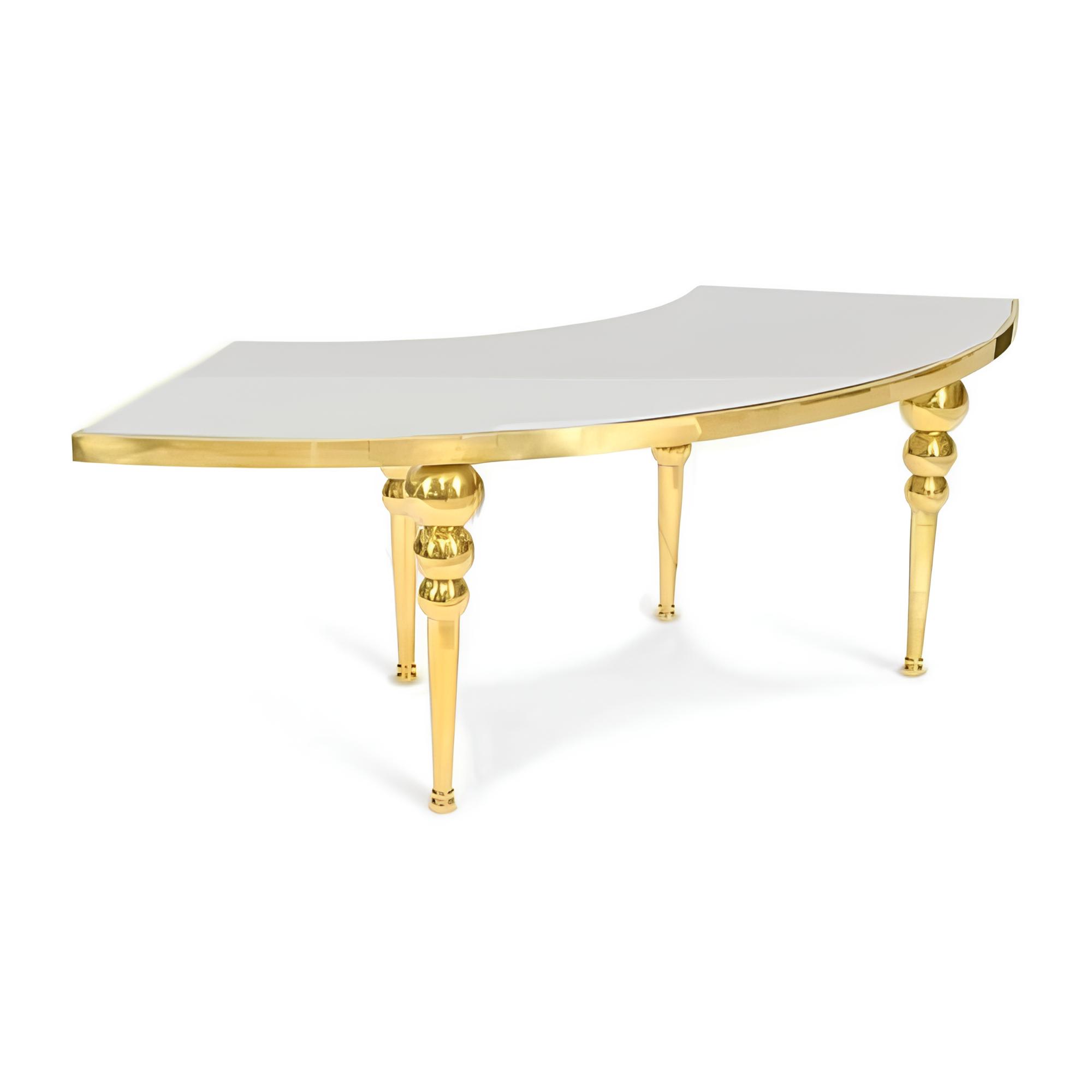  Table en S couleur Or