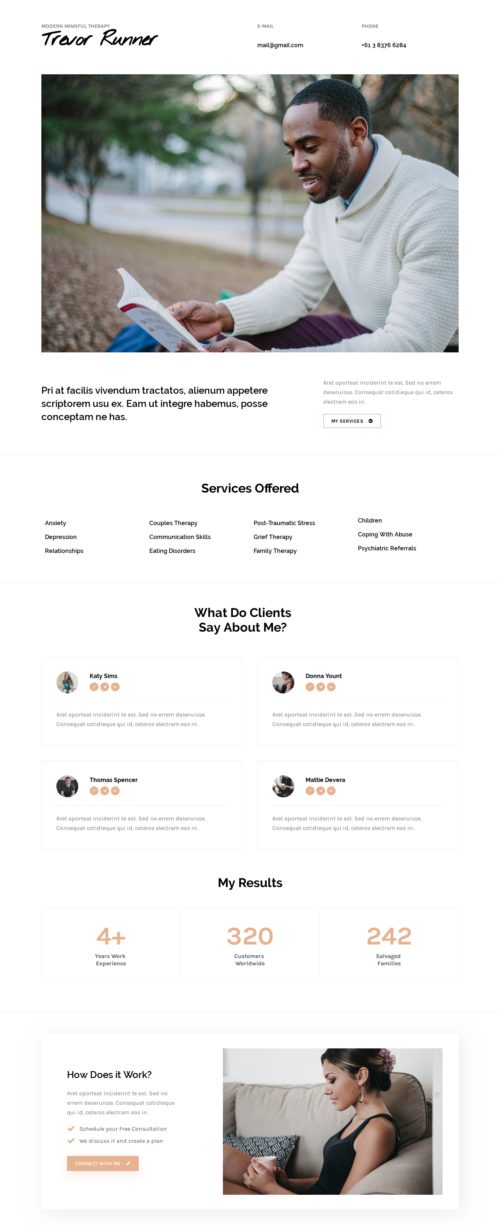 Therapist Home About