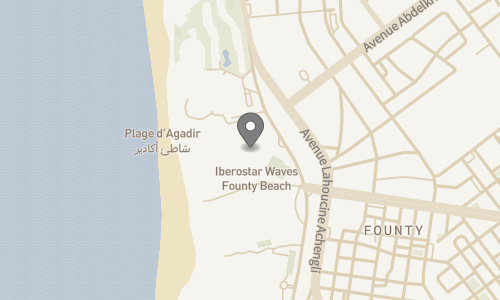 Lokation for Iberostar Waves Founty Beach