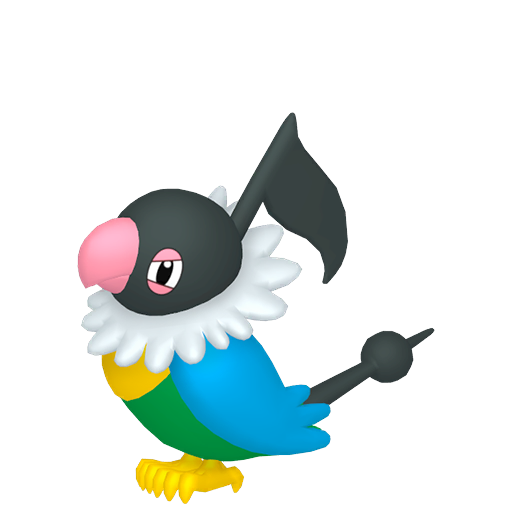 Chatot - Normal/Flying type Pokemon from Pokemon Platinum with stats, moves, and evolution data