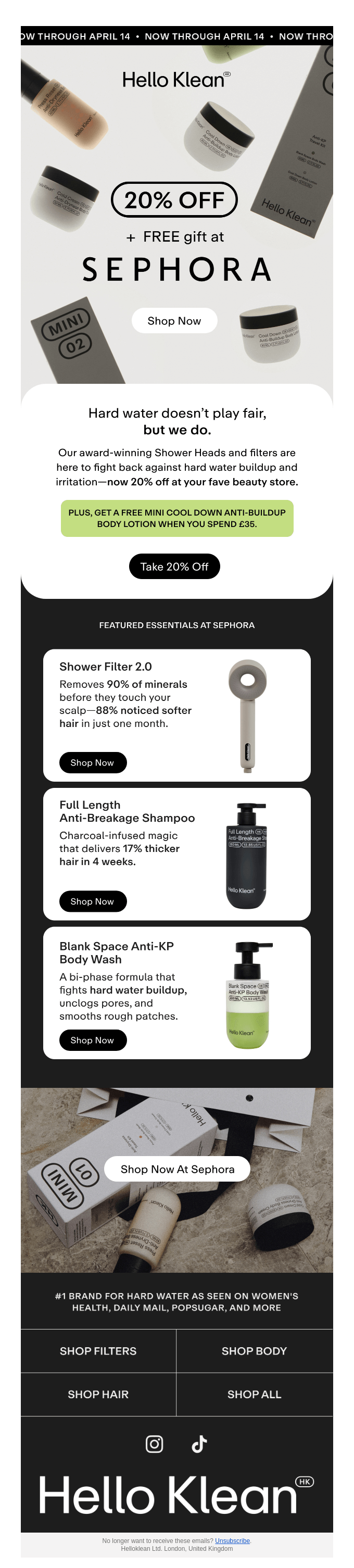 Take 20 Off At Sephora When You Shop Now