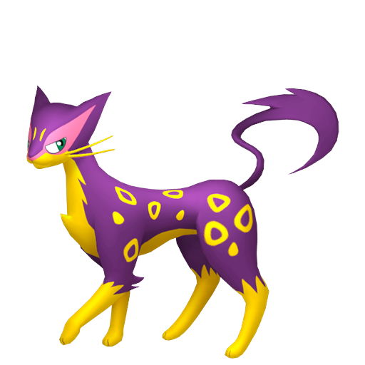 Liepard - Dark type Pokemon from Pokemon Sword and Shield with stats, moves, and evolution data