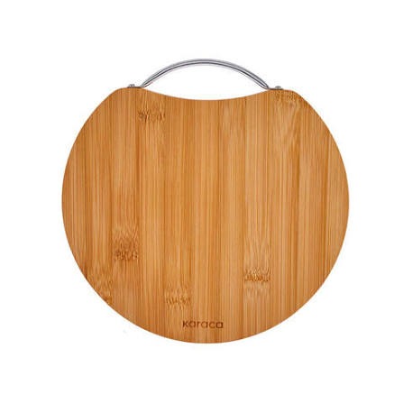 Round bamboo chopping board 2