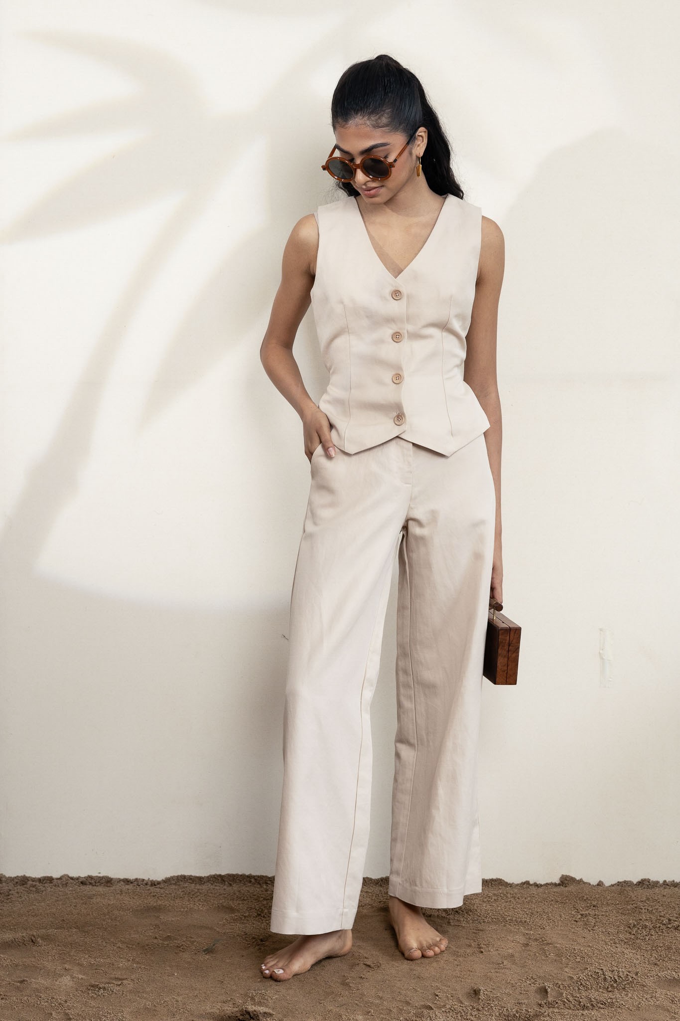 ROWINA VEST CHAMPAGNE - Alternative