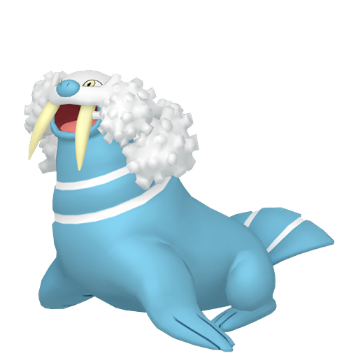 Walrein - Ice/Water type Pokemon from Pokemon Sword and Shield with stats, moves, and evolution data