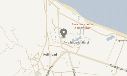 Lokation for Avra Imperial Hotel