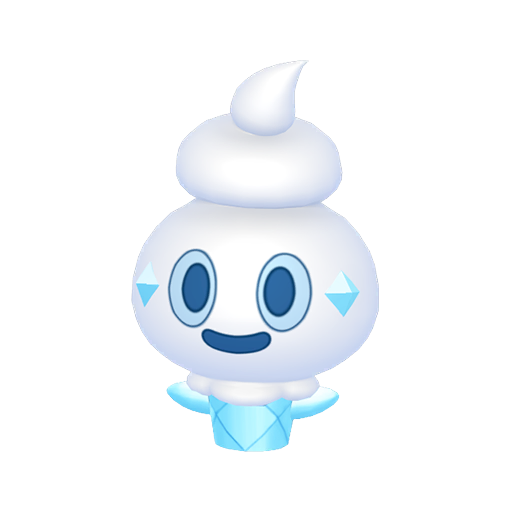 Vanillite - Ice type Pokemon from Pokemon Sword and Shield with stats, moves, and evolution data