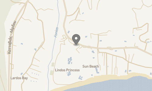 Lokation for Lindos Princess Beach Hotel