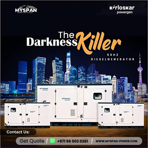 MySpan Power: Your Dependable Provider of High-Quality Generators in Dubai