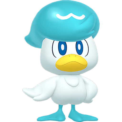 Quaxly - Water type Pokemon from Pokemon Scarlet and Violet with stats, moves, and evolution data