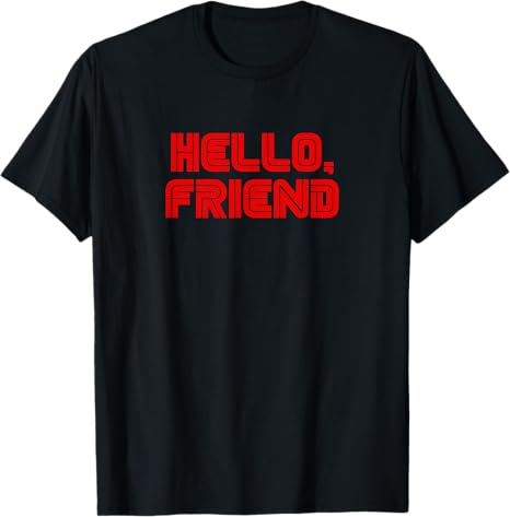 Mr Robot Hello Friend Tee image