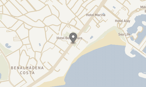Lokation for Sentido Benalmadena Beach