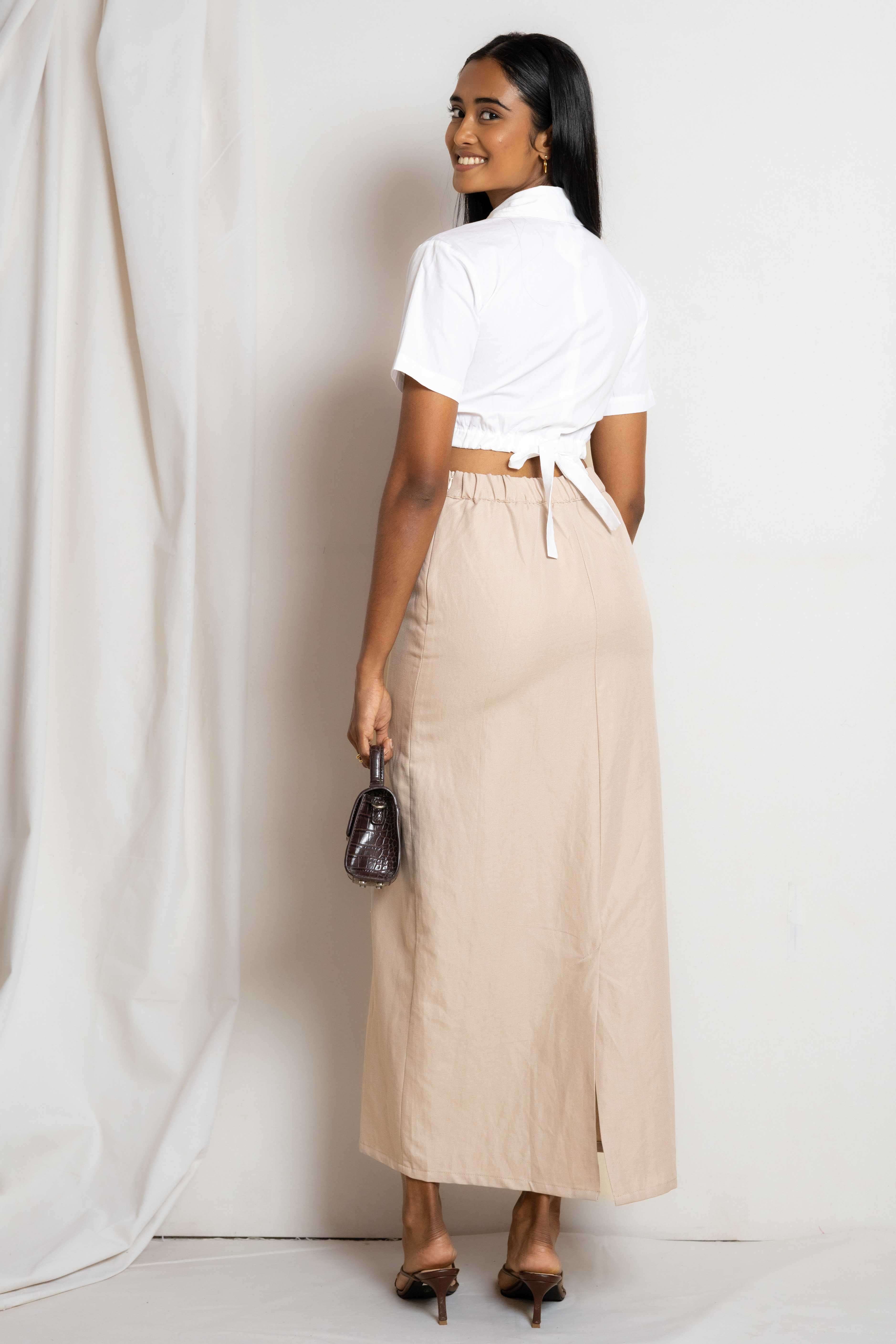 EMMA SKIRT CHAMPAGNE - Alternative