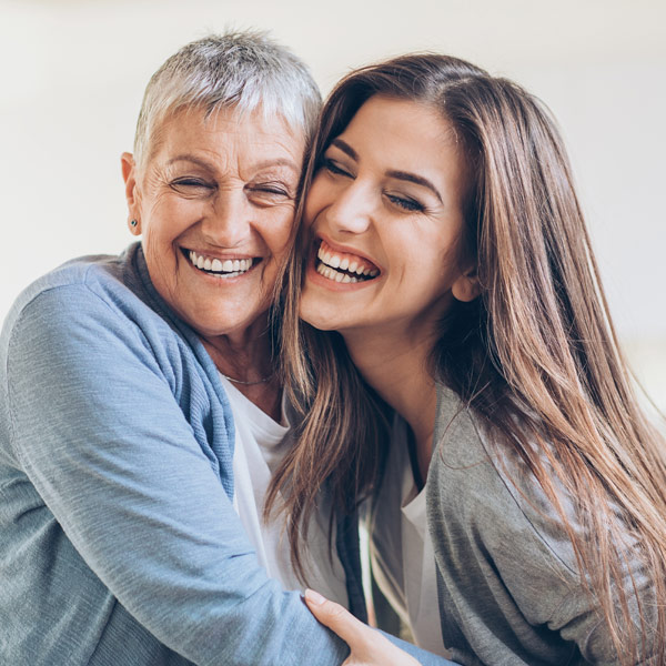 mom and daughter