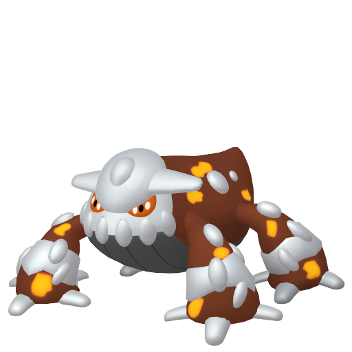 Heatran - Fire/Steel type Pokemon from  with stats, moves, and evolution data