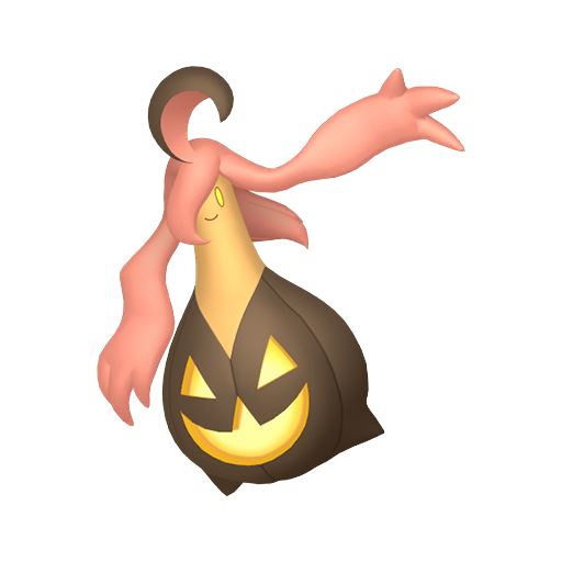 Gourgeist - Ghost/Grass type Pokemon from Pokemon Sword and Shield with stats, moves, and evolution data