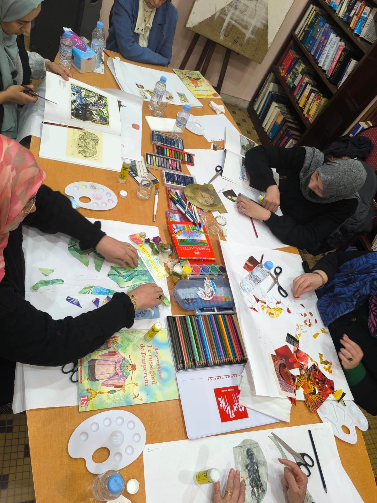 Art therapy with Oumama