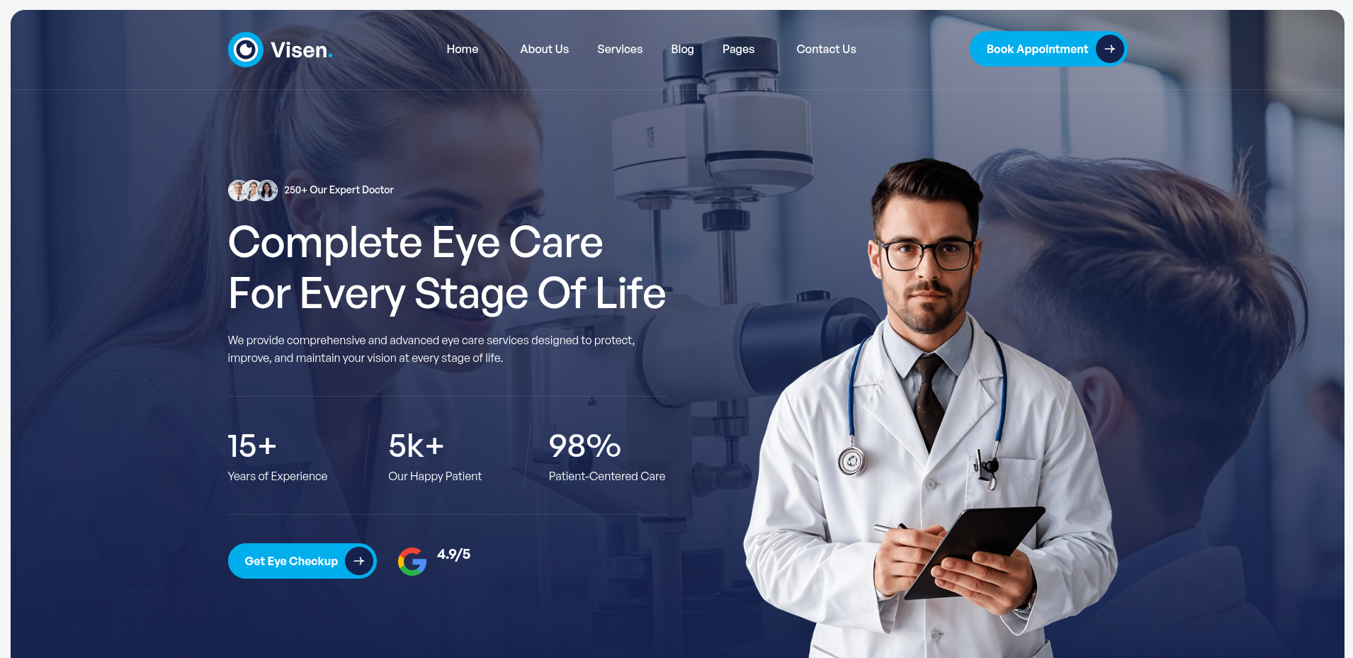 Visen Corporate Website project screenshot 3