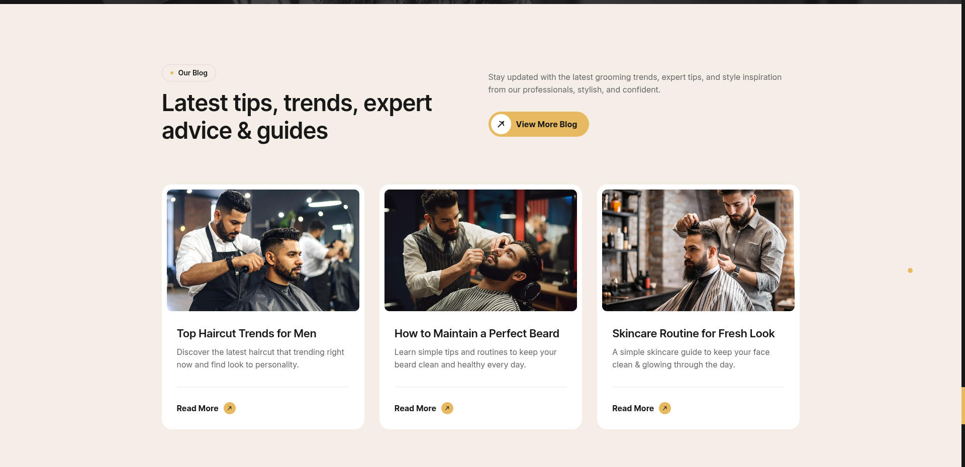 Hairline Barbershop & Hair Salon Project project screenshot 4