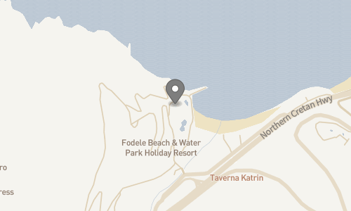 Lokation for Fodele Beach & Water Park Holiday Resort