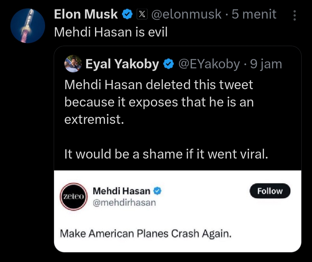 Mehdi Hasan is evil