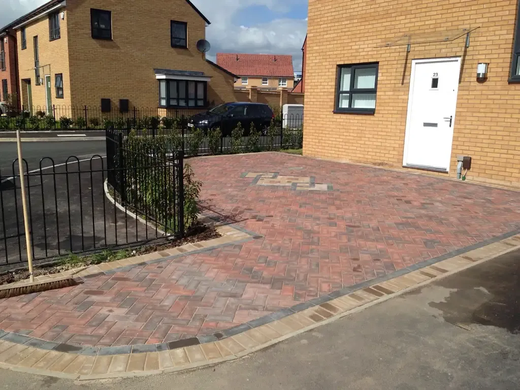 A professional block paving driveway installation by Insight PS