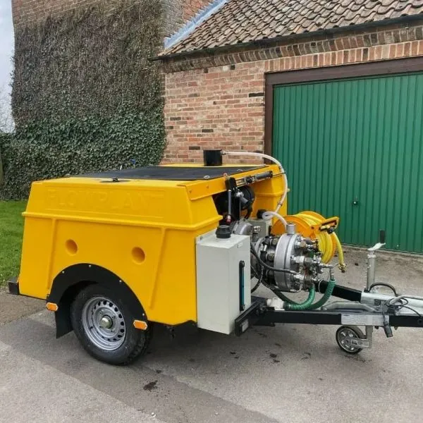 Powerful high-pressure drain jetting equipment used for expert drain unblocking and cleaning by Avery Drainage Solutions.
