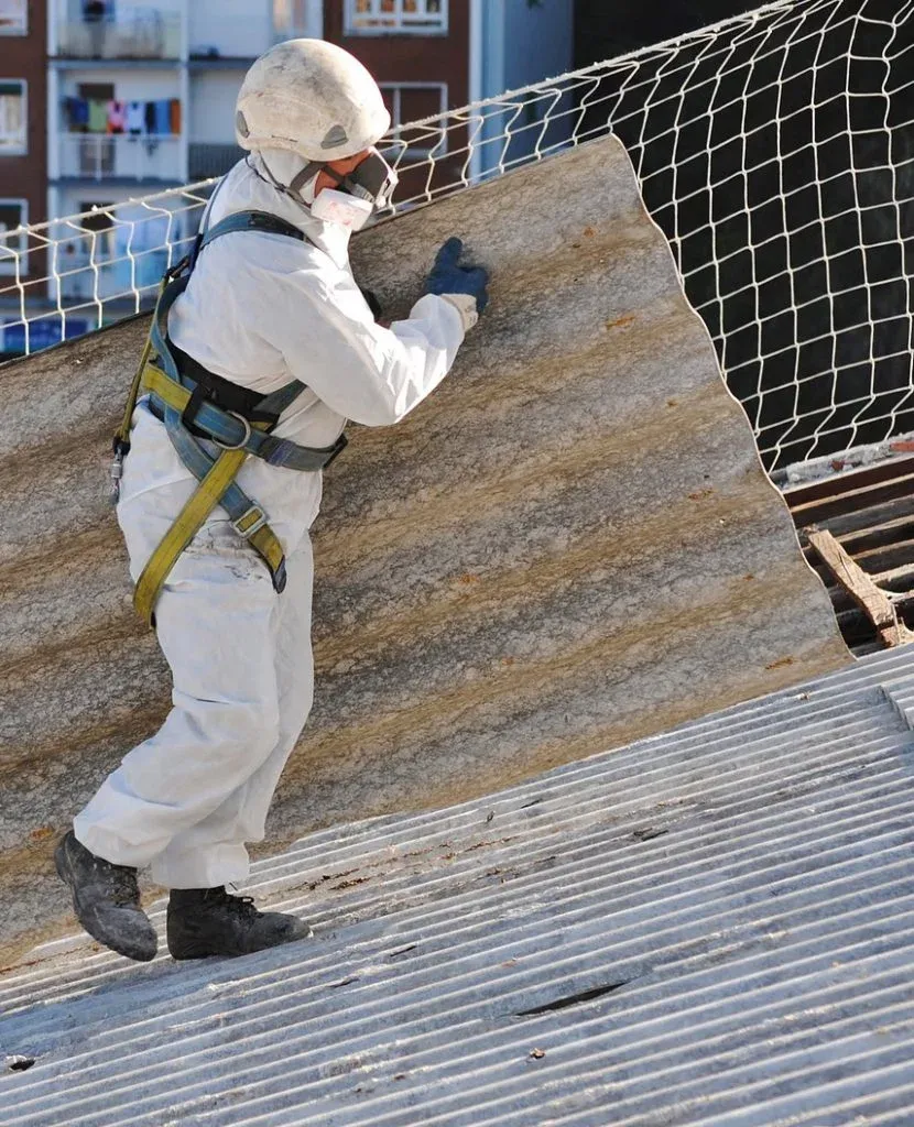 Garage Roof Removal by Asbestos Clear UK