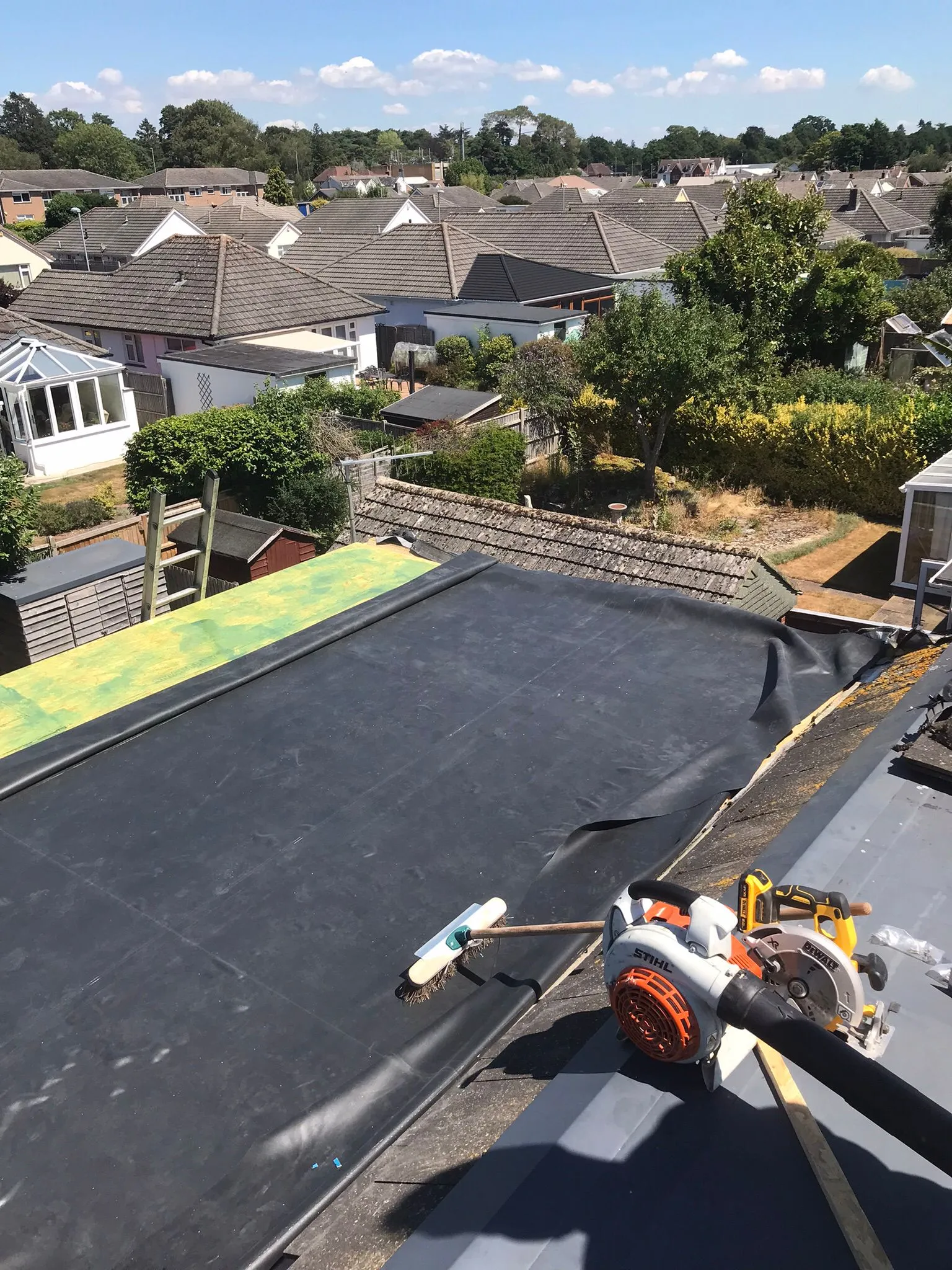 Durable Fibreglass and EPDM Roofing Installations