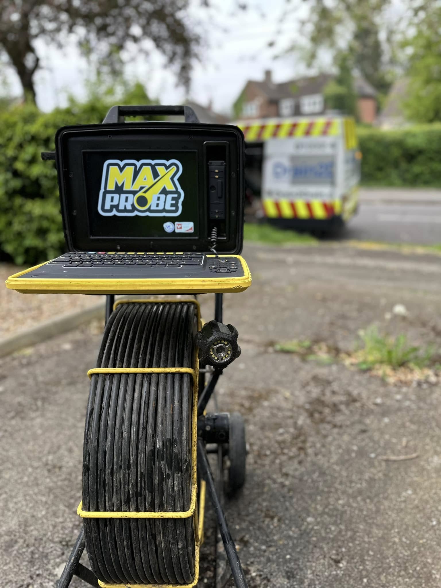 Max Probe CCTV drain survey equipment used by Drain 2 Flow Exmouth for comprehensive drain inspections across East Devon.