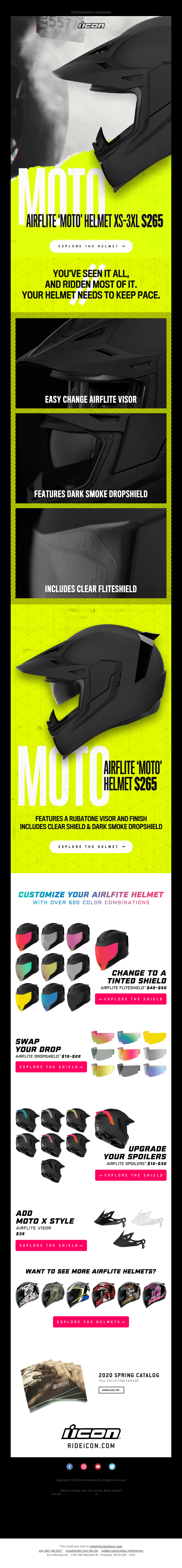Your Helmet Needs To Keep Pace All New Airflite Moto Helmet