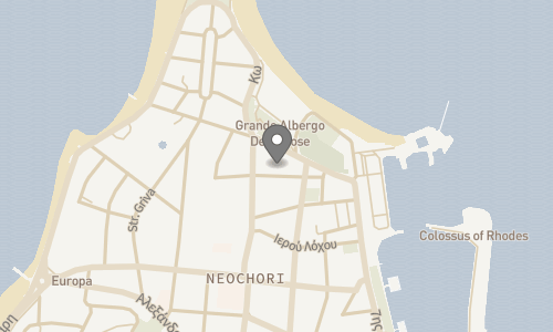 Lokation for Astron Hotel Rhodes