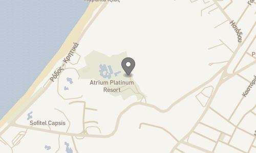 Lokation for Atrium Platinum Resort Hotel & Spa