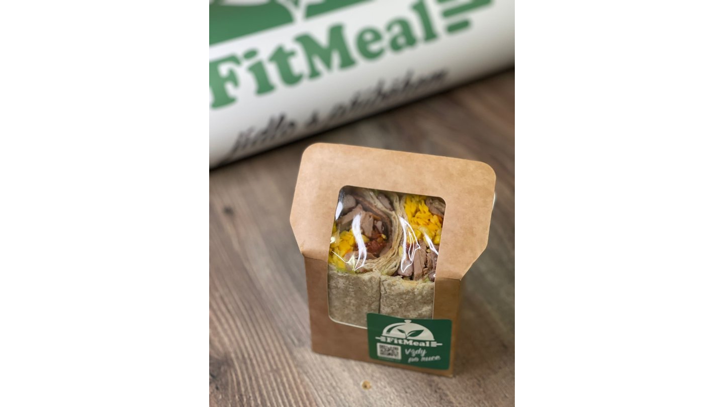 FitMeal hovězí wrap